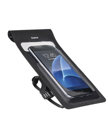 Чанта HAMA Slim, За велосипед, Водоустойчива, Черен