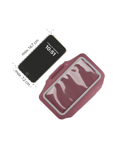 Спортен калъф за ръка HAMA Finest Sports, За телефони XL, Розов