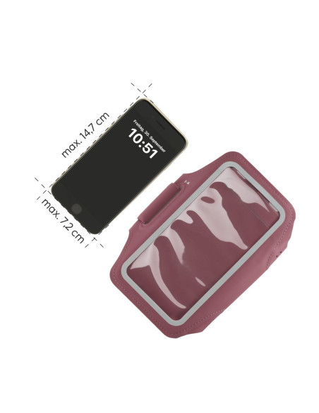 Спортен калъф за ръка HAMA Finest Sports, За телефони XL, Розов