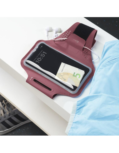 Спортен калъф за ръка HAMA Finest Sports, За телефони XL, Розов