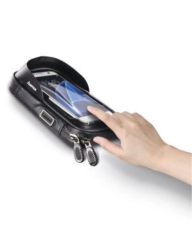 Чанта HAMA Multi, За велосипед, Водоустойчива, Черен