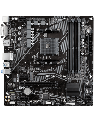 Дънна платка GIGABYTE A520M-DS3H V2, Socket AM4