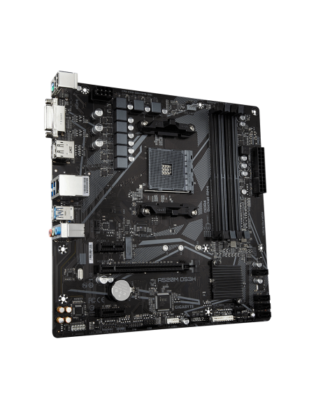 Дънна платка GIGABYTE A520M-DS3H V2, Socket AM4