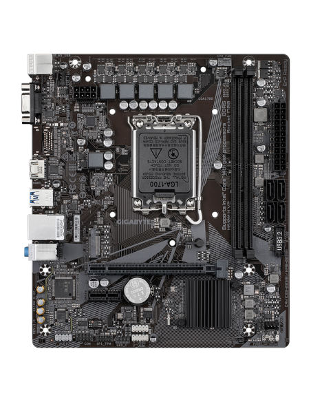 Дънна платка GIGABYTE H610M H V2 Socket 1700, DDR5 rev 1.0, Micro ATX