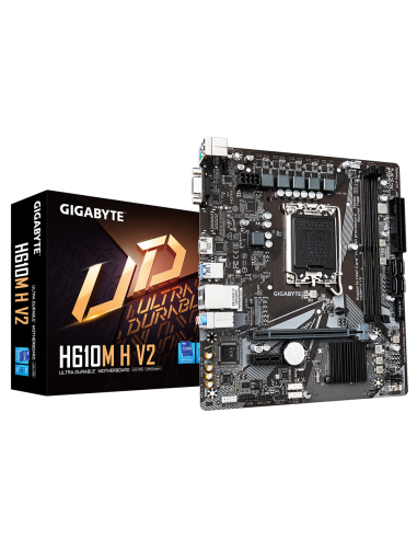 Дънна платка GIGABYTE H610M H V2 Socket 1700, DDR5 rev 1.0, Micro ATX