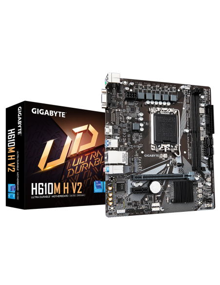 Дънна платка GIGABYTE H610M H V2 Socket 1700, DDR5 rev 1.0, Micro ATX