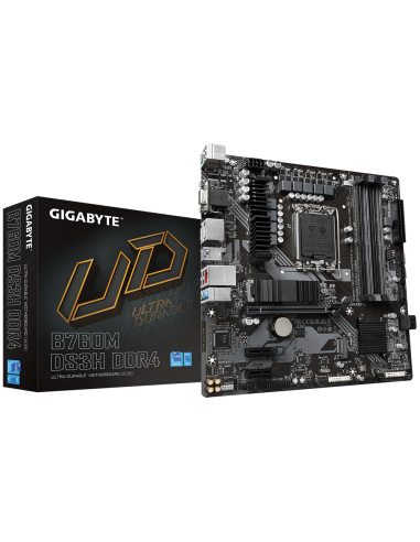 Дънна платка GIGABYTE B760M DS3H, socket 1700, ATX