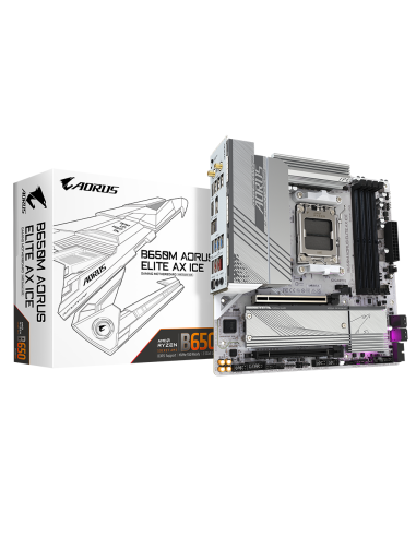 Дънна платка GIGABYTE B650M AORUS ELITE AX ICE