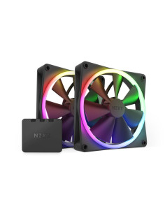 Комплект вентилатори NZXT F140 RGB Black 2 броя и NZXT RGB контролер