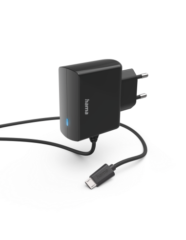 Зарядно 220V с кабел micro-USB, HAMA-201617