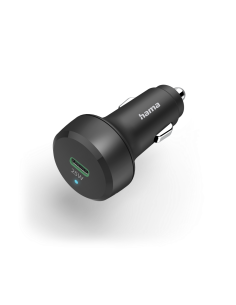 Зарядно за кола, USB-C, Qualcomm, 25W, HAMA-201638