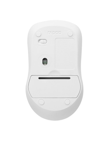 Безжична оптична мишка RAPOO 1680, Тиха, 2.4Ghz, Бяла