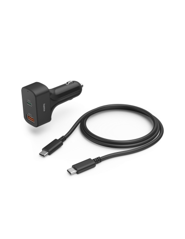 Зарядно за лаптоп за кола HAMA, USB-C, (PD), 5-20 V/ 65 W, 200018