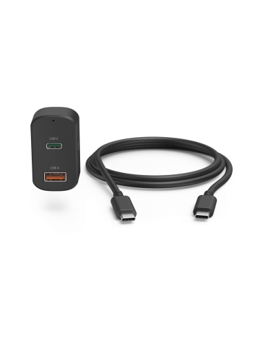 Зарядно за лаптоп за кола HAMA, USB-C, (PD), 5-20 V/ 65 W, 200018