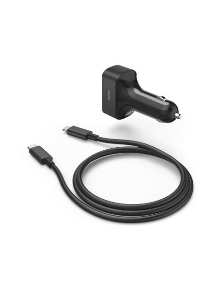 Зарядно за лаптоп за кола HAMA, USB-C, (PD), 5-20 V/ 65 W, 200018