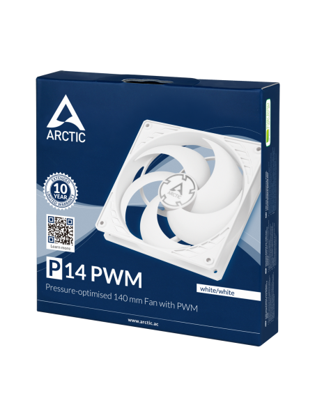 Вентилатор ARCTIC P14 PWM White/White