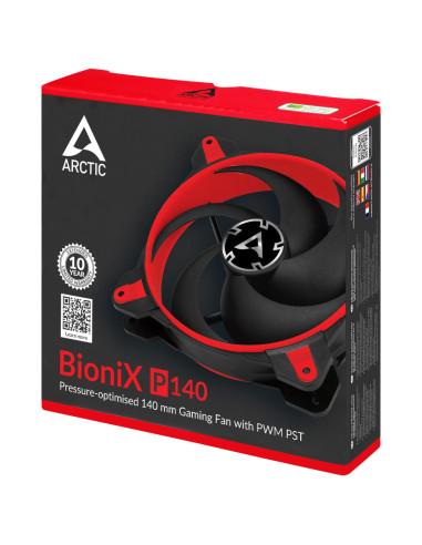 Вентилатор ARCTIC BioniX P140 Red , 4 pin, 140 mm