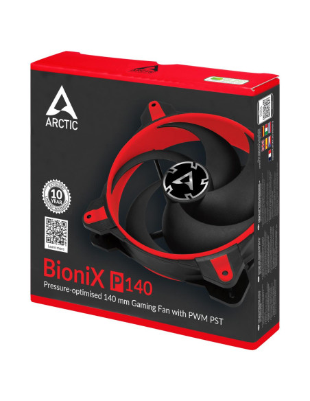 Вентилатор ARCTIC BioniX P140 Red , 4 pin, 140 mm