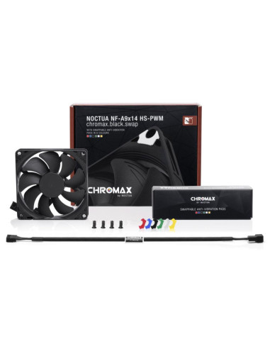 Вентилатор Noctua NF-A9x1, HS PWM chromax black swap, 92mm