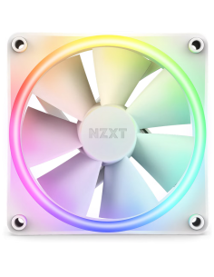 Вентилатор NZXT F120 RGB Duo, Бял