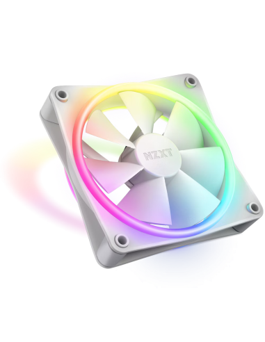 Вентилатор NZXT F120 RGB Duo, Бял