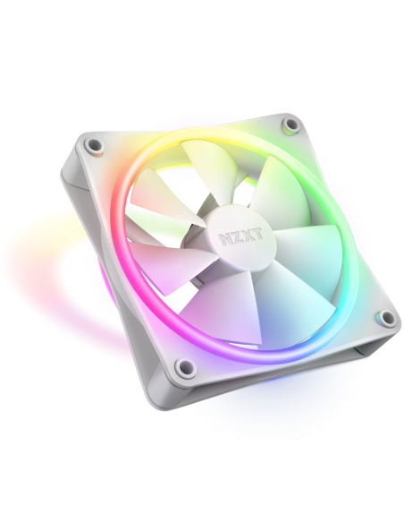 Вентилатор NZXT F120 RGB Duo, Бял