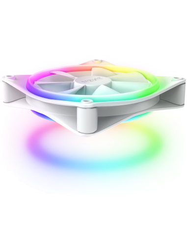 Вентилатор NZXT F120 RGB Duo, Бял