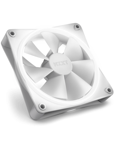 Вентилатор NZXT F120 RGB Duo, Бял