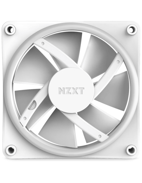 Вентилатор NZXT F120 RGB Duo, Бял