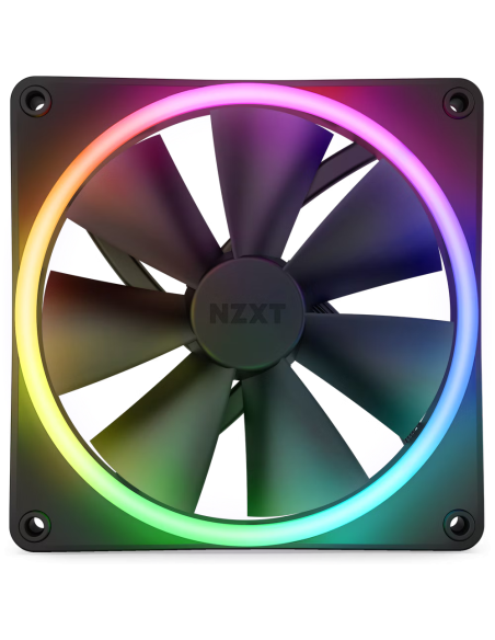 Вентилатор NZXT F140 RGB Duo, Черен