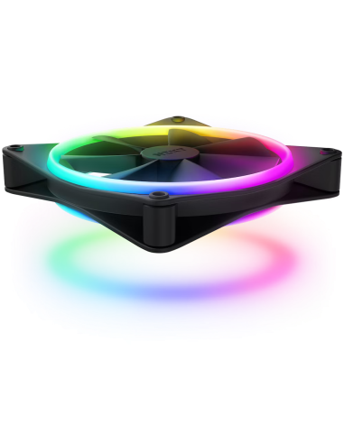 Вентилатор NZXT F140 RGB Duo, Черен