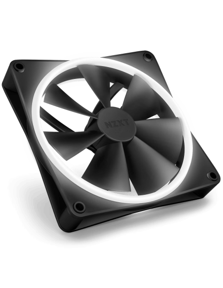 Вентилатор NZXT F140 RGB Duo, Черен