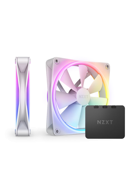 Комплект вентилатори NZXT F140 RGB Duo White 2бр, RGB Контролер
