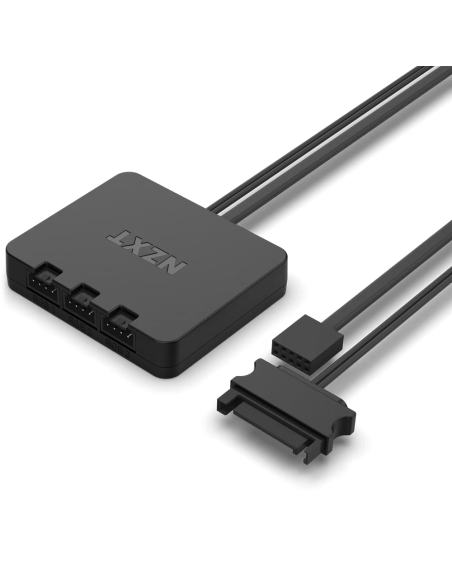 Комплект вентилатори NZXT F140 RGB Duo Black2бр, RGB Контролер