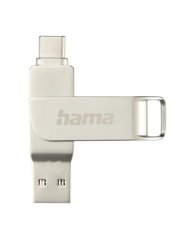Флаш памет HAMA -quot,C-Rotate Pro-quot,, USB-C 3.1/3.0, 64GB, 70MB/s, 182490