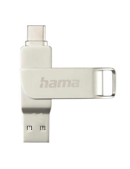 Флаш памет HAMA -quot,C-Rotate Pro-quot,, USB-C 3.1/3.0, 64GB, 70MB/s, 182490