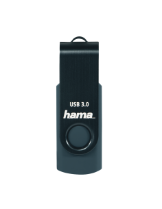 USB памет HAMA Rotate, 256GB,USB 3.0  90 MB/s, Петролно синьо