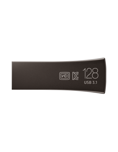 USB памет Samsung BAR Plus, 128GB, USB-A, Titanium Gray