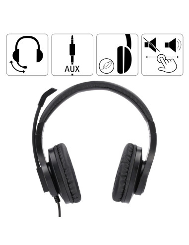 Слушалки с микрофон HAMA HS-P300