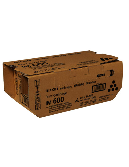 Тонер касета Ricoh IM 600, за P800/ P801, 25000 копия, Черен