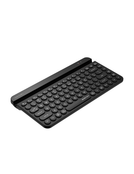 Безжична клавиатура A4tech Fstyler FBK30, Bluetooth, 2.4G, Стойка за телефон, Кирилизирана, Черна