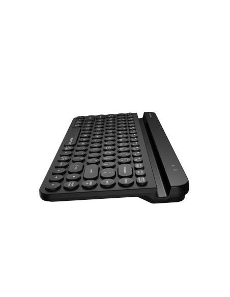 Безжична клавиатура A4tech Fstyler FBK30, Bluetooth, 2.4G, Стойка за телефон, Кирилизирана, Черна