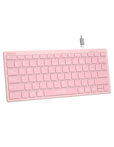 Безжична клавиатура A4TECH FBX51C FSTyler, розово