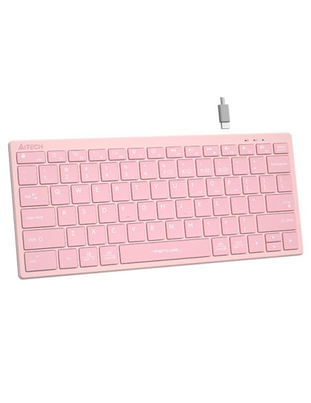 Безжична клавиатура A4TECH FBX51C FSTyler, розово