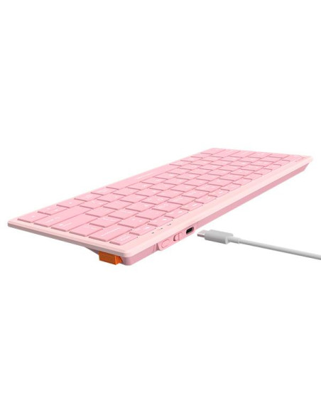 Безжична клавиатура A4TECH FBX51C FSTyler, розово