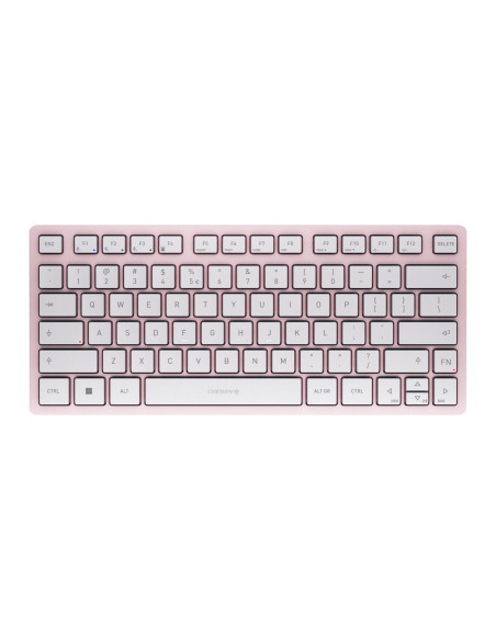 Безжична клавиатура CHERRY KW 7100 MINI BT, Bluetooth, Розова