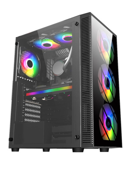 Кутия FSP CMT192 TG ATX Mid Tower, Черна