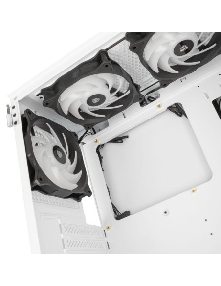 Кутия Kolink Observatory HF ARGB TG Mid-Tower, Бяла