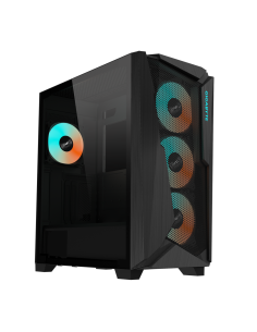 Кутия Gigabyte C301 Black V2, TG, Mid-Tower