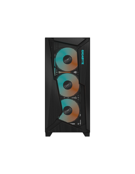 Кутия Gigabyte C301 Black V2, TG, Mid-Tower